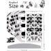 EBANKU Black White Full Wraps Nail Stickers 12 Sheets Flower Butterfly Retro Pattern Decals French Classic Simple Self Adhesive Decals for Girl Women Nails Art DIY Decoration (Leaves) - Buy Online on GoSupps.com
