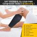 15-20 mmHg Compression Socks for Women & Men | Medical Footless Graduated Stockings for Varicose Veins & Edema | Small Black - Buy Online on GoSupps.com