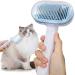 GOSCIEN Cat Brush Slicker Dog Brush Self Cleaning Pet Grooming Brush with Stable Thicker Bristles Daily Use to Clean Loose Fur Tangles & Dirt Great for Dogs and Cats With Medium Long Hair (Blue)