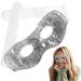 Tuxxjzm Gel eye cover cold compress for eyes hotcold compress eye cover reusable gel spa eye covers with beads gel eye cover for Silver - Buy Online on GoSupps.com