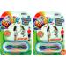 Chinese Jump Rope Elastic Jumping Rope Game for Kids & Adults I by JA-RU | Colorful Stretch Skip Rope for Girls and Boys. Party Favor Stocking Stuffer. Plus 1 Sticker | Item #733-s 2 Packs