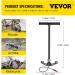 VEVOR PCP Air Pump | 4500psi High Pressure Hand Pump with Gauge | Stainless Steel for PCP & Paintball Guns - Buy Online on GoSupps.com