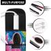 Buy Tie Dye Print Heat-Resistant Hair Flat Iron Case & Curling Iron Holder Bag - Ideal Organizer for Hair Tools - International Shipping Available - Buy Online on GoSupps.com
