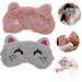 FOMIYES 6 Pcs Kids Sleep Mask Set - Cartoon Blindfolds & Plush Eye Patches for Travel & Sleep - Adorable Bunny & Cat Designs - Buy Online on GoSupps.com