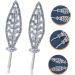 FRCOLOR 2 Pairs Rhinestone Hair Clip Crystal Hair Accessories Bridal Hair Accessories Hair Clips Hair Gems Hair Barrettes Rhinestone Wedding Hair Clip Clip Miss Zinc Alloy - Buy Online on GoSupps.com