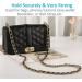 UTreers Crossbody Bag Chain Strap - 47.2 Gold & Black Leather Replacement Handbag Chain - Buy Online on GoSupps.com
