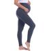 Amorbella Maternity Leggings Over Bump Cotton Soft Pants Yoga Pajama M Dark Grey