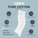 Dermacotton Disposable Cotton Face Towels 50 Pack - Super Soft & Hypoallergenic Makeup Remover Wipes for All Skin Types - Biodegradable Facial Cloths - Buy Online on GoSupps.com