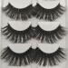 5 Pairs 3D Mink False Eyelashes - Natural Fluffy 25mm Long Handmade Cruelty-Free Lashes for Makeup (K02) - Pack of 5 - Buy Online on GoSupps.com