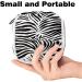 GIAPB Sanitary Napkin Storage Bag | Period Tampon Makeup Pad Pouch | Black Zebra Pattern | Color1767 - Buy Online on GoSupps.com