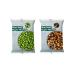 Minimall Super Market Combo Namkeen Pack of Whole 1 Kg Masala Peas + Whole 1 Kg Un Salted Bhuna Chana