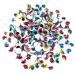 Yueton 200pcs Adhesive Back Mix Color Mini Wiggle Eyes with Eyelash Small Plastic Round Moving Googly Eyes for Children School Classroom Home Arts & Crafts Models (10mm)