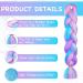 Benaewa Hair Braids Extensions Coloured Braiding Wig for Kids Women 4 Tone Mermaid Hair - Buy Online on GoSupps.com