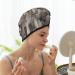 Hair Towel Wrap for Quick Drying | Button Closure Towel Turban | Wooden Texture Hair Drying Towel - Buy Online on GoSupps.com