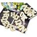 Glitter White Iron on Letter Patches for Clothing - 6 Pieces, 3.14 inch E with Golden Edge - Perfect for Jackets - Buy Online on GoSupps.com
