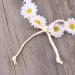 SOLUSTRE Daisy Flower Headband Boho Sunflower Crown Hair Wreath Floral Garland Crown Boho Headpiece Bridal Hair Band (White) - Buy Online on GoSupps.com