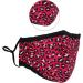 Washable Reusable 3 Layer Cotton Face mask Face Covering Bandana Face Mask Breathable Fashion Face Mask for Protection Against Pollution Hot Pink 3pcs - Buy Online on GoSupps.com