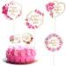 Happy Mother s Day Cupcake Toppers 24PCS Best Mom Ever Floral Cake Toppers Mother s Day Cake Decorations Mother Birthday Party Decorations Supplies - Buy Online on GoSupps.com
