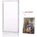 Qesonoo Top Loader Card Sleeves 10 Pack - Clear Acrylic Protectors for Trading Cards with 2 Display Stands - Baseball Sports Card Holder Case - White - Buy Online on GoSupps.com