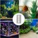 POPETPOP 10pcs Aquarium Glass Scrubber Refills Stainless Steel Razor Cleaner Right Angle Replacement for Aquarium Glass Fish Tank - Buy Online on GoSupps.com