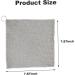 Cast Iron Cleaner Non-Scratch Stainless Steel Scourer 20x20 cm Nonstick Oil Chainmail Scrubber for Kitchen Pans Pot Griddles Skillets Cookware Chainmail Scrubber - Buy Online on GoSupps.com