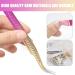 Double End Nails Tweezers For Nails Straight Curved Tip Tweezers Eyelashes Tweezers Precisions Craft Tweezers - Buy Online on GoSupps.com