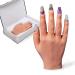 Professional Silicone Practice Hand for Acrylic Nails - Nail Techs' Full Poseable Tool for Artistry, Acrylic & Gel Techniques - Flexible, Reusable & Realistic - Buy Online on GoSupps.com