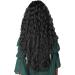 PORSMEER Long Black Wavy Curl Wigs for Women Middle Part Fluffy Curly Black Wig Natural Looking Synthetic Heat Resistant Fiber Wigs Hair Replacement Wigs for Daily Party Use Wig (Black) - Buy Online on GoSupps.com