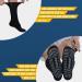 Extra Wide Diabetic Socks for Swollen Feet - 4 Pairs Black Pack - Buy Online on GoSupps.com