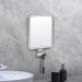 Fogless Shower Mirror for Shaving - Wall Mounted, Suction Cup, Stainless Steel Frame | MGLIMZ - Buy Online on GoSupps.com
