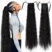 Ponytail Extensions 22/32 Inch Long Corn Wavy Ponytail Extensions Synthetic Natural Drawstring Ribbon Fake Hair Pony Tail Clip in Extensions Women Hairpieces for Women(Color:001 Size:32inches) 32inches 001 - Buy Online on GoSupps.com