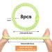 Gygyl Hair Ties for Women & Girls - 8 Color Elastic Ponytail Holders for Thick Hair - No Damage No Folds - Buy Online on GoSupps.com
