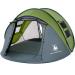 4 Person Easy Pop Up Tent,9.5X6.6X52'',Waterproof, Automatic Setup,2 Doors-Instant Family Tents for Camping, Hiking & Traveling Green 4 Person
