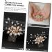 Beavorty flower hair comb bride hair comb clip wedding guest gold headband shiny metal headband bridal headdress sparking hair hoops crystal wedding headdress decorate Miss manual - Buy Online on GoSupps.com