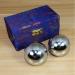 Baoding Balls - Chinese Health Massage Balls for Stress Relief & Meditation | 2-Piece Set with Case - Random Colors (Blue Green Red Silver) - Buy Online on GoSupps.com