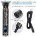 Y2Konexi Hair Trimmers for Men Hair Clippers Men Haircut Professional Cordless Rechargeable T-Blade Beard Trimmer 0mm Zero Gapped Baldhead Shaver - Gray - Buy Online on GoSupps.com