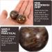 Sosoport Jade Baoding Balls - 2pcs Natural Quartz Crystal Stress Relief & Massage Balls for Chinese Exercise - Shop Internationally - Buy Online on GoSupps.com