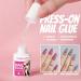 FANDAMEI Matte Acrylic Fake Nails - 12 Packs (288PCS) + 10g Nail Glue | DIY Nail Art | Medium Almond Stiletto False Nails - 12 Solid Colors - Buy Online on GoSupps.com