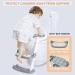 JASSONE Potty Training Seat Toddler Step Stool 2 in 1 Toilet for Kids - Grey, Anti-Slip Pad, Splash Guard - Boys Girls Potty Training - Buy Online on GoSupps.com