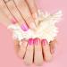 480 Pieces Short Square Press on Nails Set - Glossy Full Cover Artificial Fake Nails in Fresh Color - Nail Decorations for Women and Girls - Buy Online on GoSupps.com