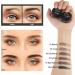 PHOERA 6 Colors Brow Pomade Gel - Highly Pigmented Eyebrow Cream for Makeup - Jet Black Shade for Defined and Sculpted Brows - Buy Online on GoSupps.com