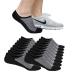 Faustine No Show Socks Ankle Low Cut Socks for Mens, Non Slip, 8 Pairs 16 Pairs 8 Pairs (Black) Large-X-Large