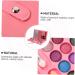 MUSISALY 33 Makeup Palette Beginner Eyeshadow Pallet Eye Makeup Metallic Eyeshadow Girl Cosmetic Leather Rosy - Buy Online on GoSupps.com