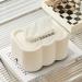 Wipes Dispenser Case | Tissue Box Wet Wipes Holder | Rectangular Wet Wipes Case with Lid for Tissue Bathroom Wet Wipes Countertop Room Night Stand Dalian Cream Color - Buy Online on GoSupps.com
