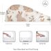 Rabbits Wildflowers Hair Towel 2 Pack - Super Absorbent Quick Dry Hair Turbans for Women & Girls - Buy Online on GoSupps.com