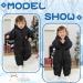 Milkiwai Baby Snowsuit Romper | Cute Bear Hooded Jumpsuit | Boys Girls Winter Outfit 73 Black - Buy Online on GoSupps.com