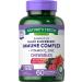 Nature's Truth Sambucus Black Elderberry Immune Complex Plus Vitamin C & Zinc Natural Mixed Berry 60 Chewable Tablets