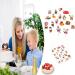 Christmas Cupcake Toppers 68Pcs Cake Decorations Santas Clause Reww Snowman Winter Themed Party Cake Toppers Picks DIY Cake Insert Topper Decoration for Christmas New Year Birthday Party (D) - Buy Online on GoSupps.com