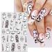 JMEOWIO 9 Sheets Halloween Nail Art Stickers Decals Self-Adhesive Star Cute Ghost Nail Supplies Nail Art Design Decoration Accessories - Buy Online on GoSupps.com