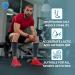 LCK UK Calf Support Compression Sleeves (Pair) | 20-30mmHg Shin Splints Brace for Men and Women | Grey XL - Buy Online on GoSupps.com